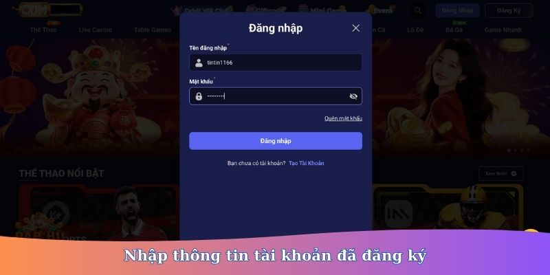 đăng nhập Ball88